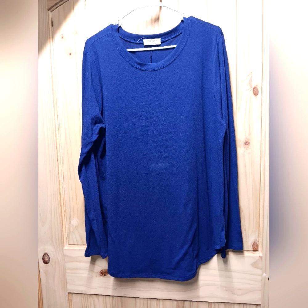 Zenana Long Sleeve Tunic Top EUC